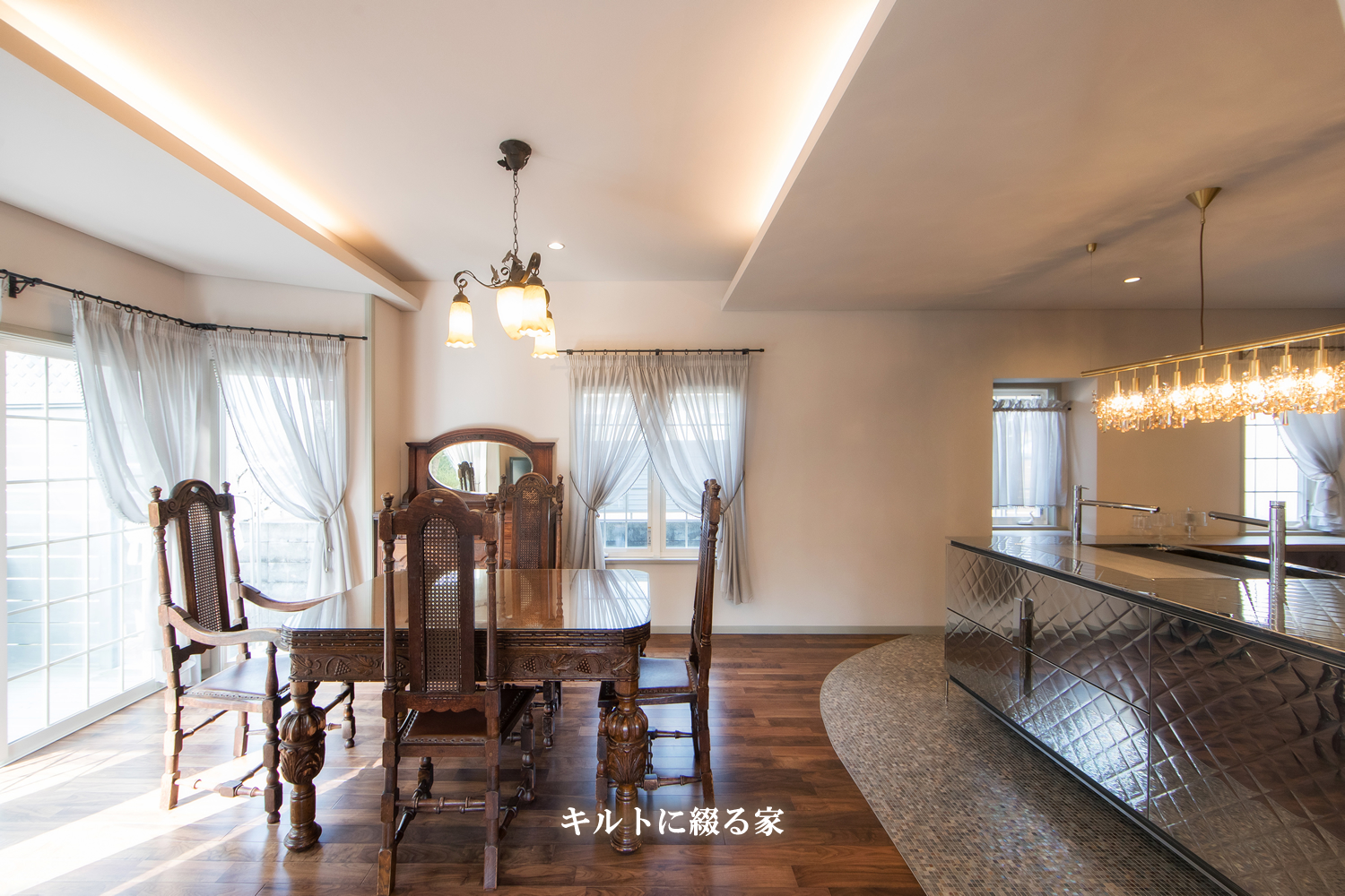 キルトに綴る家